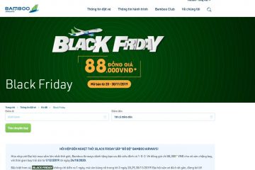 BAMBOO AIRWAYS MỞ BÁN CHẶNG NỘI ĐỊA GIÁ SIÊU RẺ CHỈ TỪ 88 K .